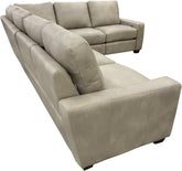 Max Studio No Ears Sectional (Right Arm Sofa With Power Incliners + Left Arm Corner Sofa With Power Incliner)